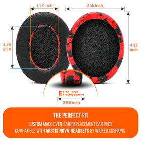 WC FreeZe comparison showing thickness for longer-session comfort benefit
