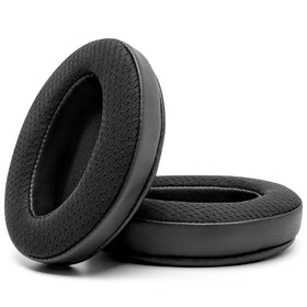 WC earpads next to ruler for size comparison to guide fit selection