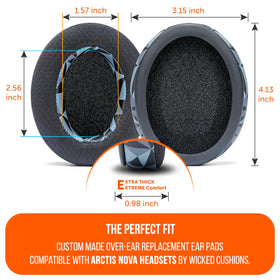 WC Freeze cutaway showing thick memory foam for pressure relief