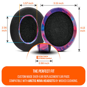WC FreeZe pad thickness comparison illustrating denser foam and durability