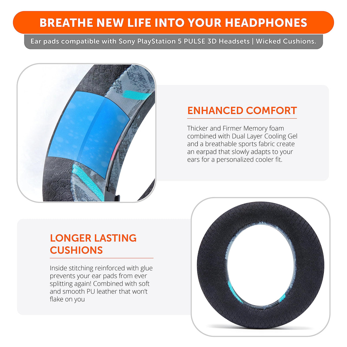WC scale comparison showing thicker foam for reduced ear pressure and comfort