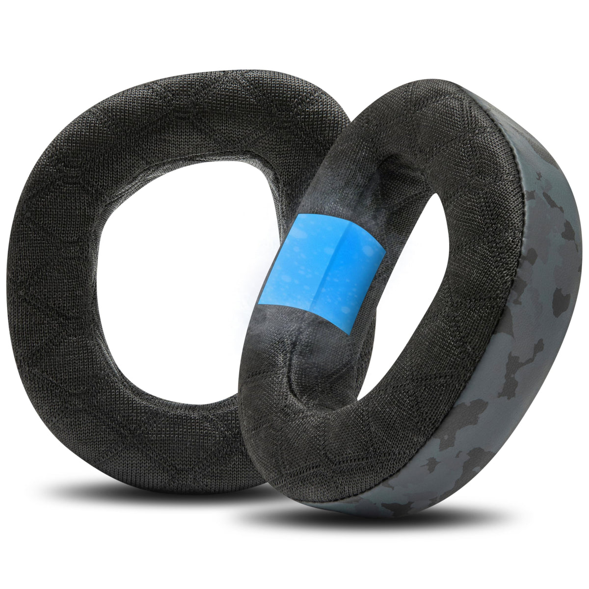 WC FreeZe V2 earpads close-up with cooling fabric for cooler wear