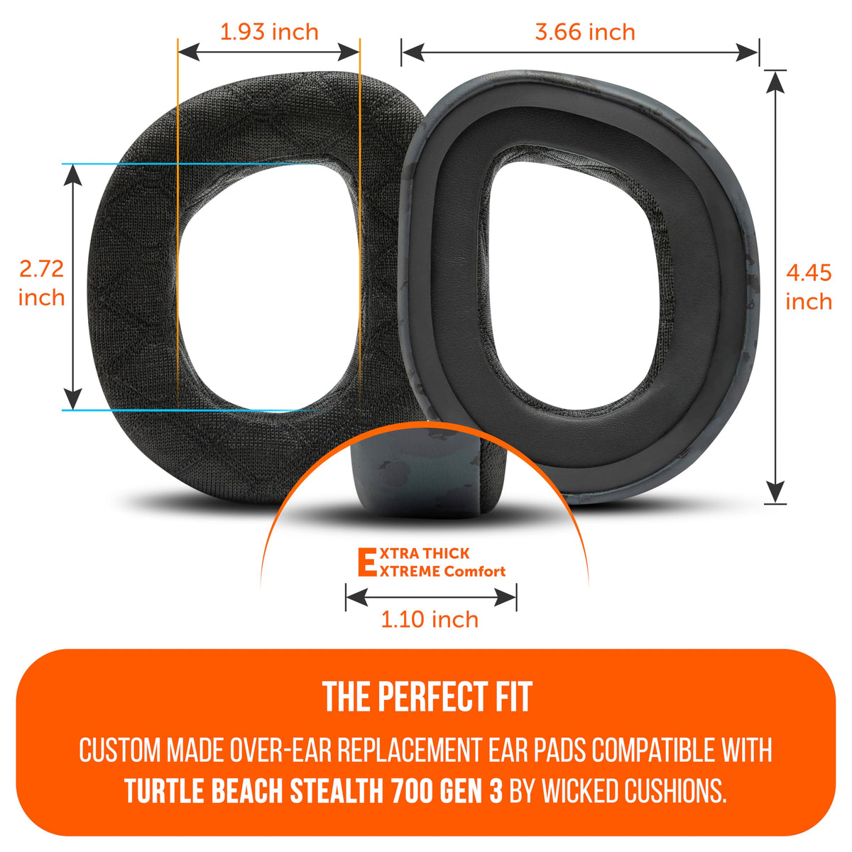 WC FreeZe V2 enhanced sound isolation helps immersive audio with a better seal