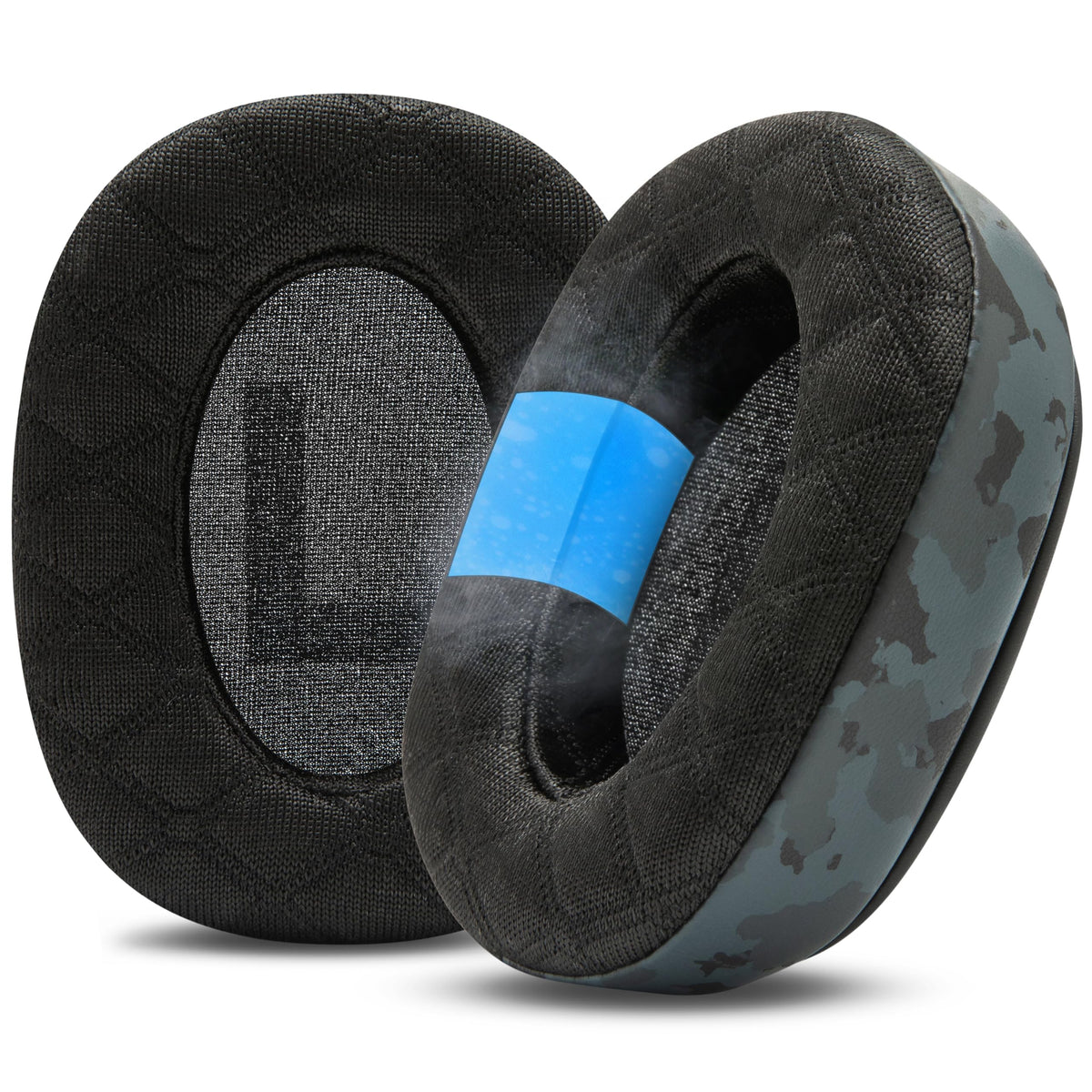WC FreeZe V2 G Pro X angled cooling earpads on headset for marathon gaming
