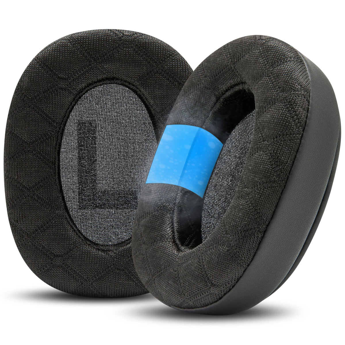 WC FreeZe V2 G Pro X ear pads close-up showing cooling fabric for comfort.