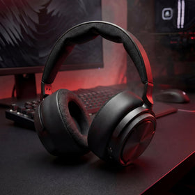 Close-up of dual-layer gel within earpads supporting cooler listening sessions