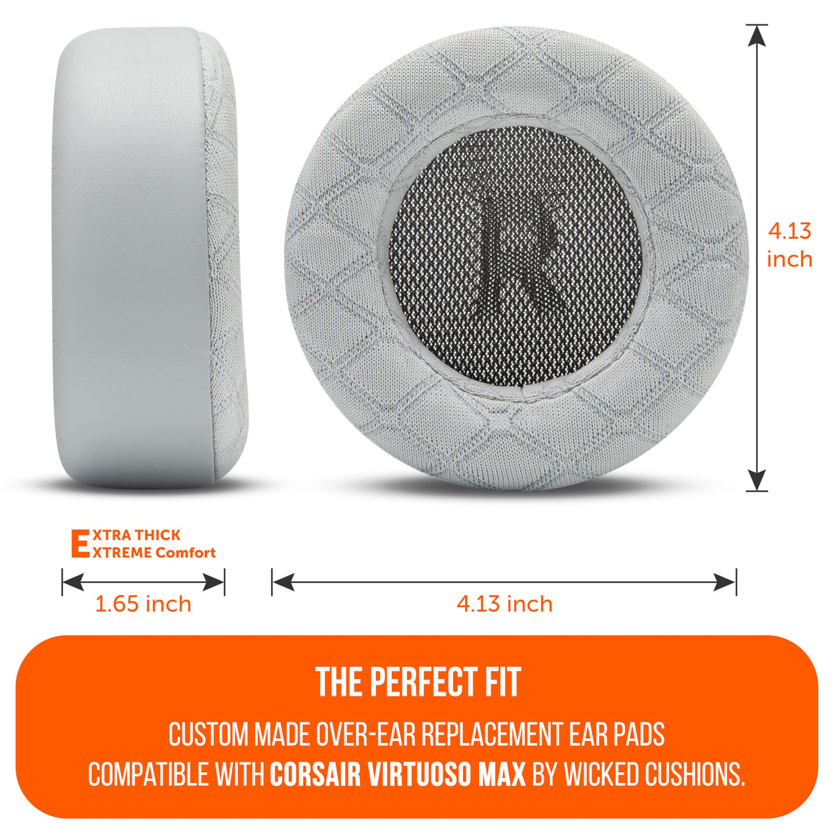 WC Freeze V2 Virtuoso Max earpads fit test for secure seal