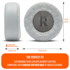 WC Freeze V2 Virtuoso Max earpads fit test for secure seal