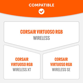 WC Freeze Virtuoso earpads feature memory foam for a comfortable seal and better fit