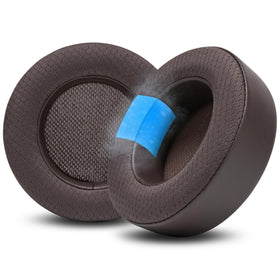 WC FreeZe front view showing brown hybrid earpads and improved comfort