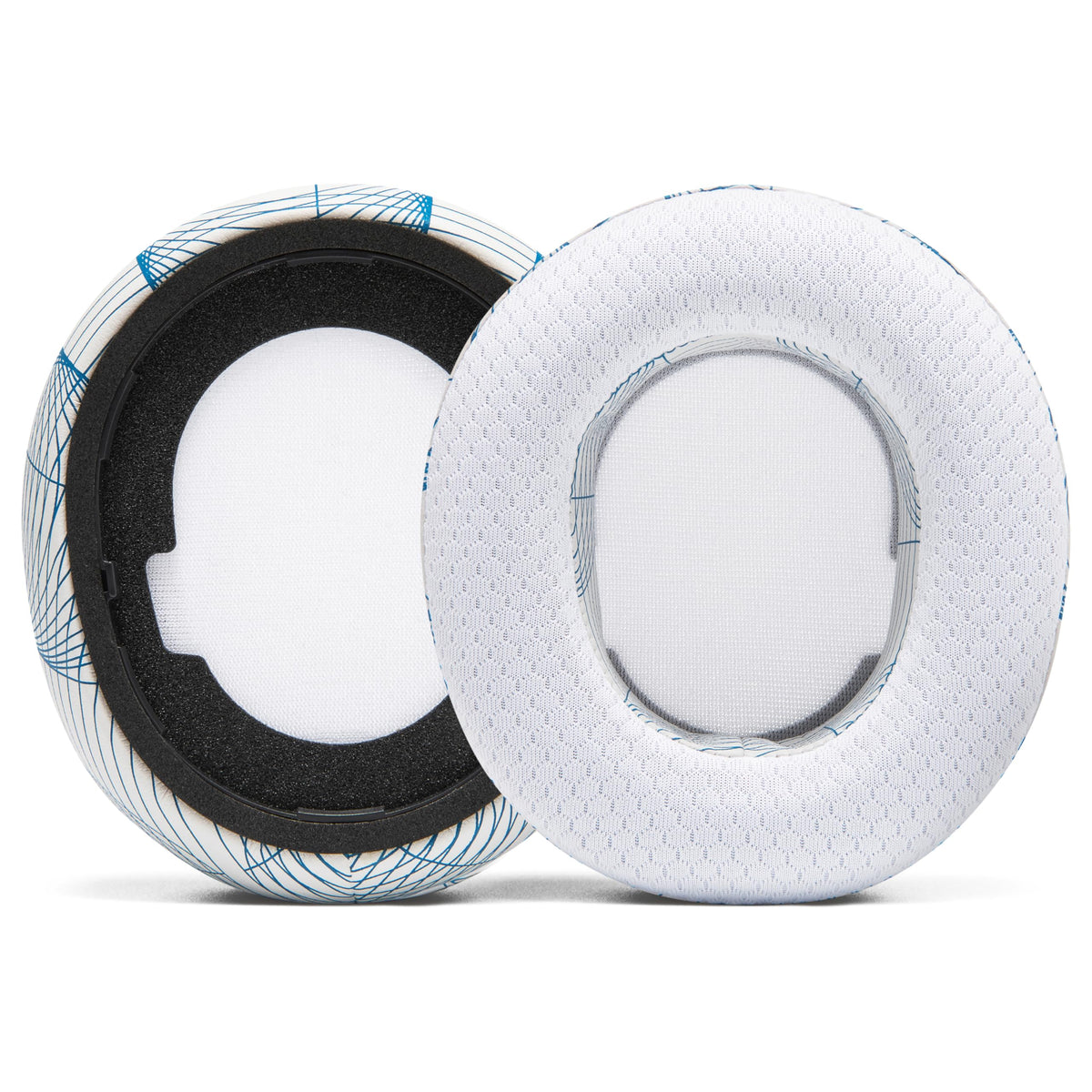 WC earpads in a gaming setup showing comfort during long sessions benefit