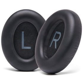 WC front view replacement ear pads on Bose 700 showing perfect fit and renewed comfort