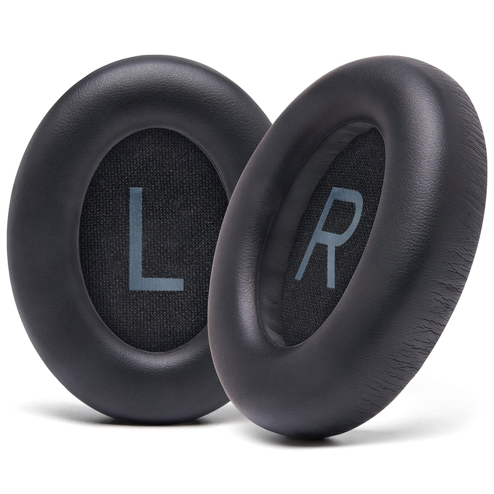 WC front view replacement ear pads on Bose 700 showing perfect fit and renewed comfort