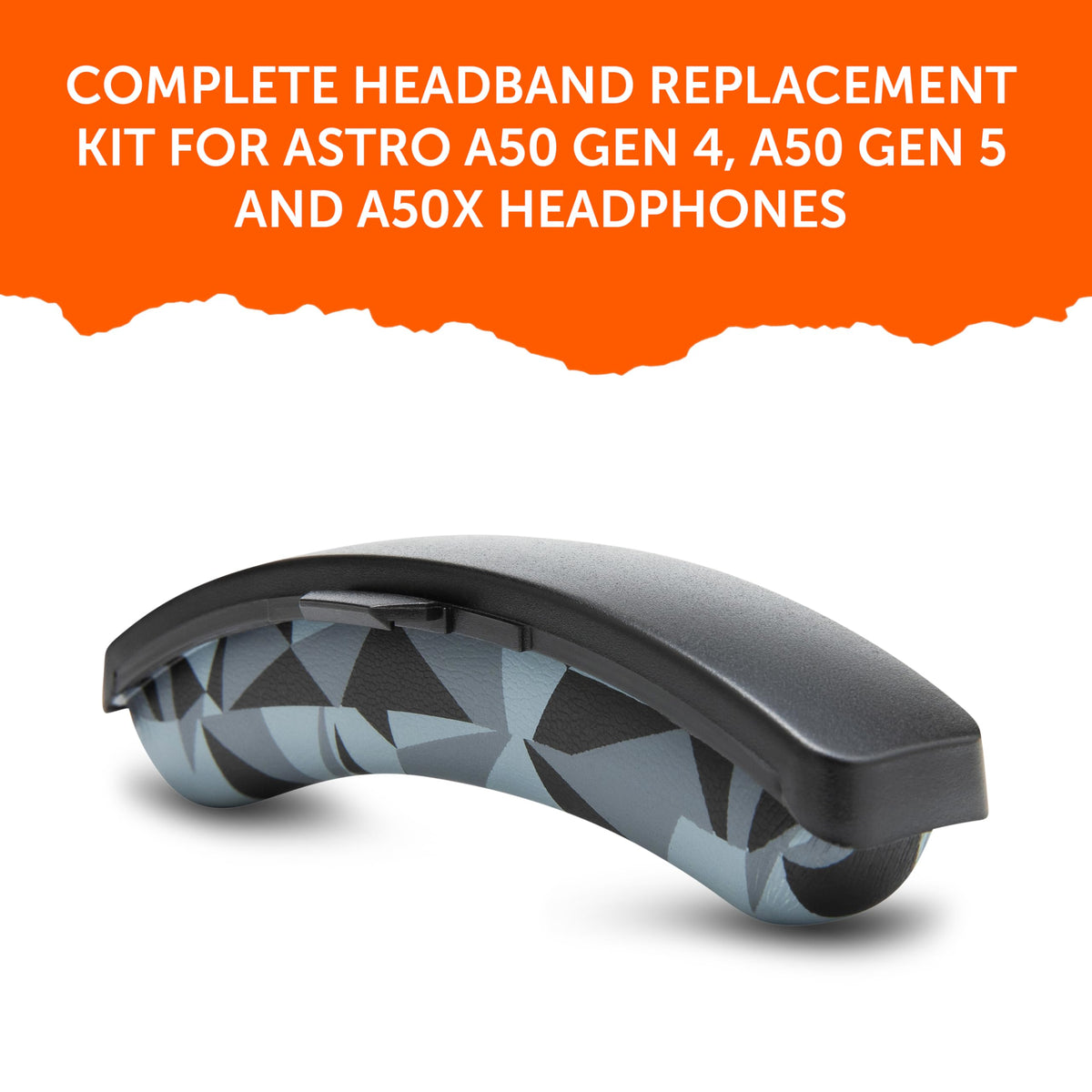 WC headband beside ruler illustrating dimensions and fit benefit for balanced support