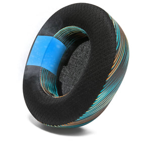 WC headband demonstrated in use reducing sweat and slippage