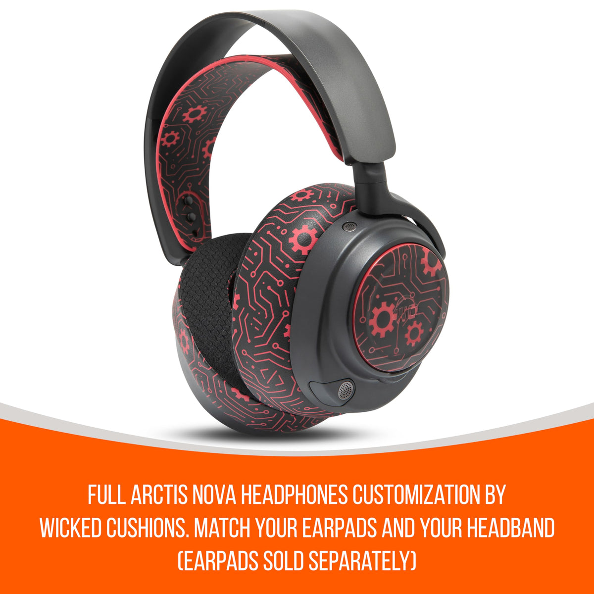 WC HeadbandZ Arctis Nova durable attachment points ensuring lasting connection