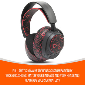WC HeadbandZ Arctis Nova durable attachment points ensuring lasting connection