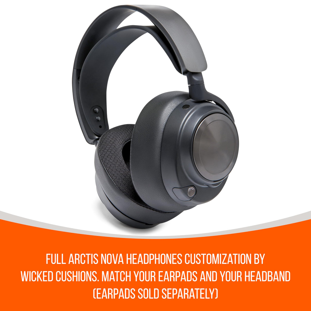 WC HeadbandZ Arctis Nova coordinated earpad design for cohesive look