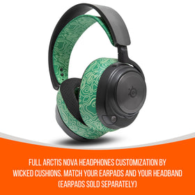 WC HeadbandZ Arctis Nova durable attachment points for secure mounting.
