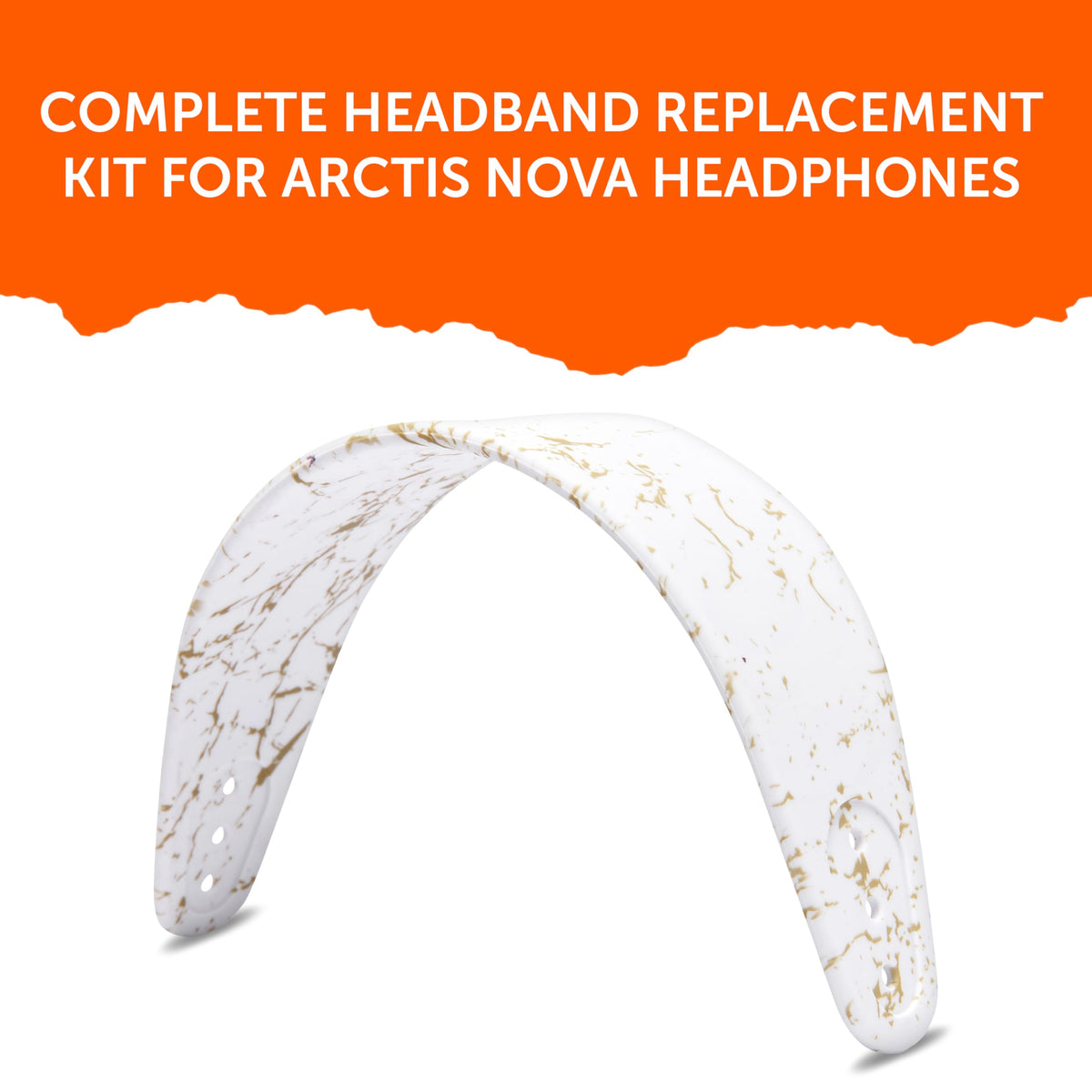 WC HeadbandZ durable attachment points secure connection to Arctis Nova.