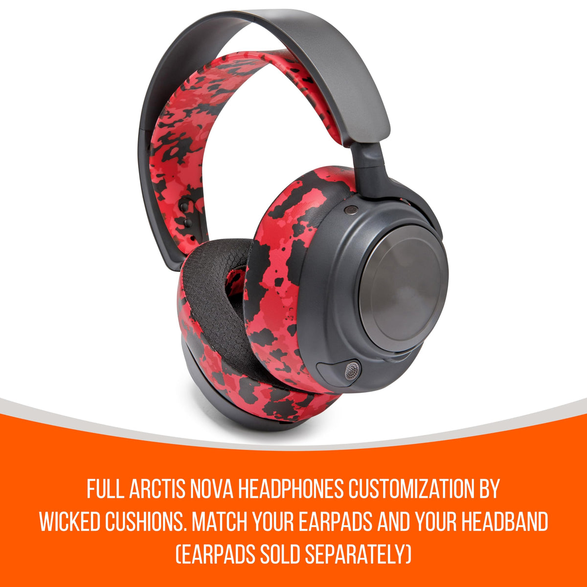WC HeadbandZ Arctis Nova earpad design match enhances style.
