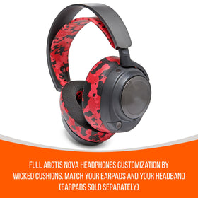 WC HeadbandZ Arctis Nova earpad design match enhances style.