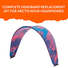 WC HeadbandZ Arctis Nova flexible fabric texture offering adaptive fit