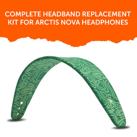 WC HeadbandZ Arctis Nova flexible fabric conforms to your head shape.