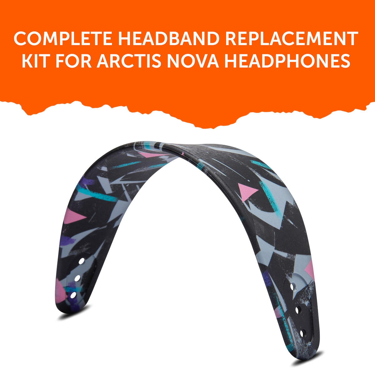 WC HeadbandZ Arctis Nova flexible fabric contouring to head shape