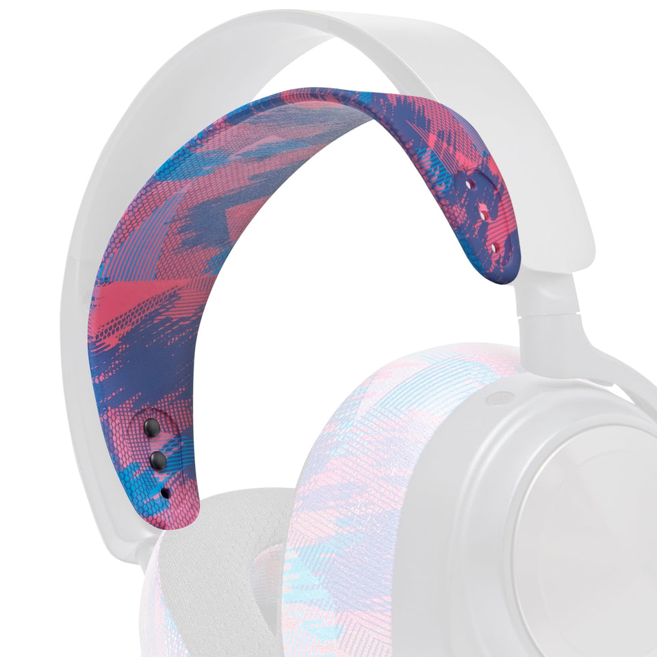 WC HeadbandZ Arctis Nova close-up of flexible silicone headband for comfort
