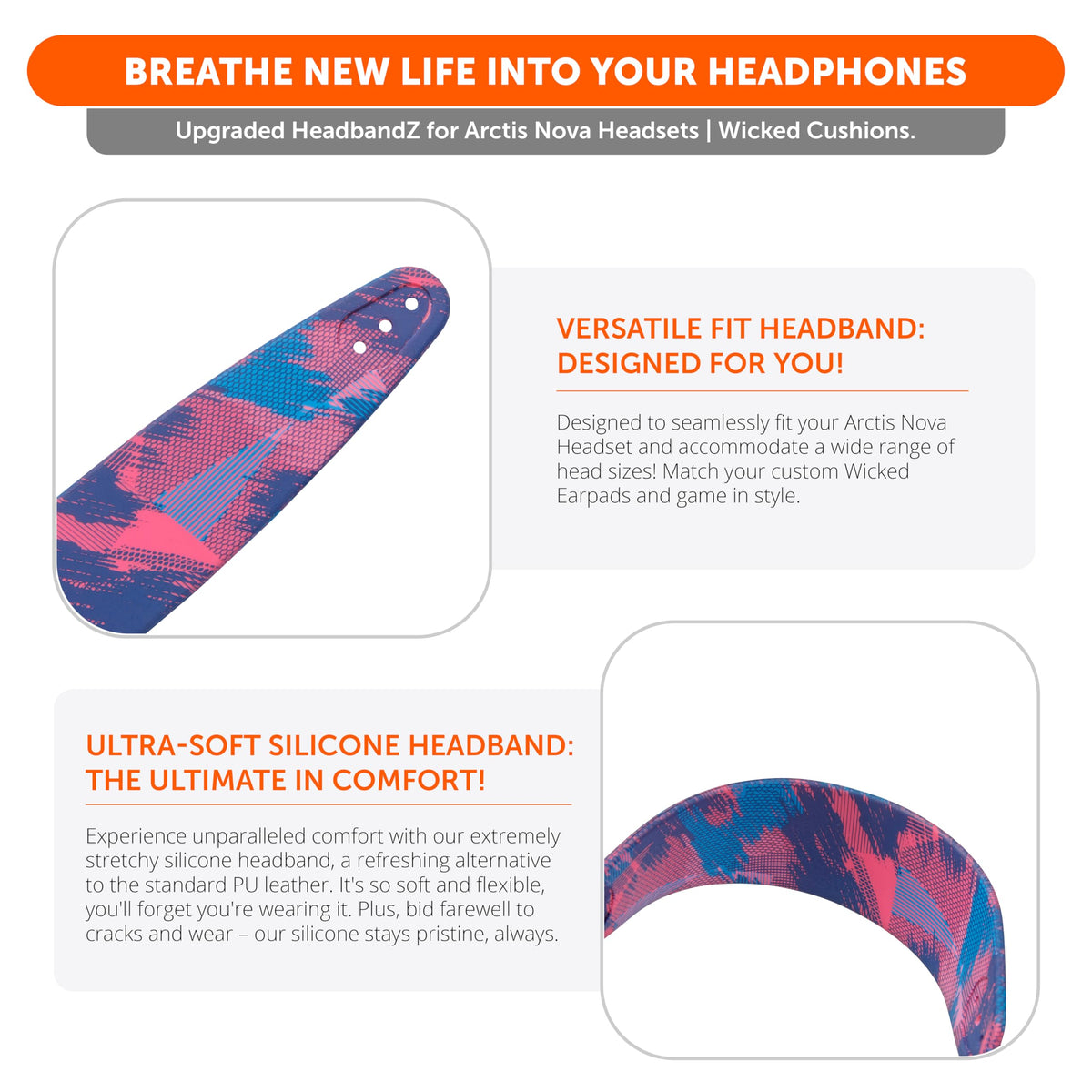 WC HeadbandZ Arctis Nova installation guide for quick headband replacement