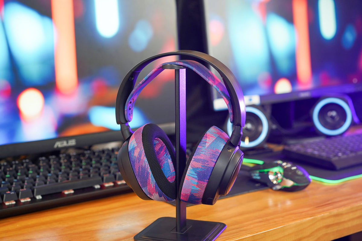 WC HeadbandZ Arctis Nova matching earpads design for cohesive style