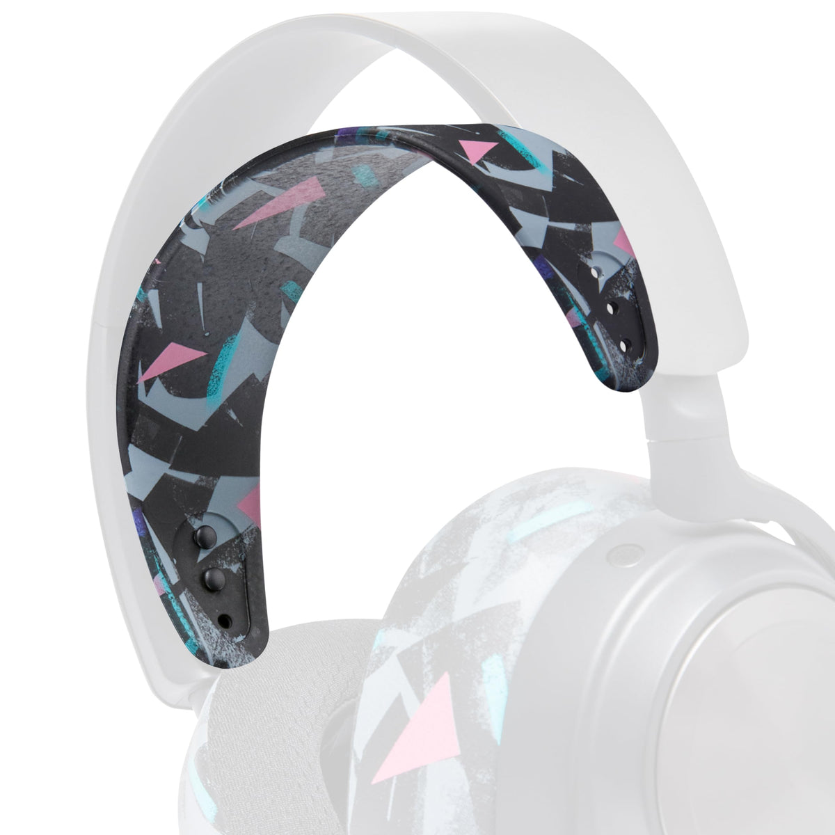 WC HeadbandZ Arctis Nova silicone headband close-up highlighting flexible design for comfort
