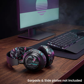 WC HeadbandZ Arctis Nova V2 rear view demonstrates extended surface area reducing hot spots.