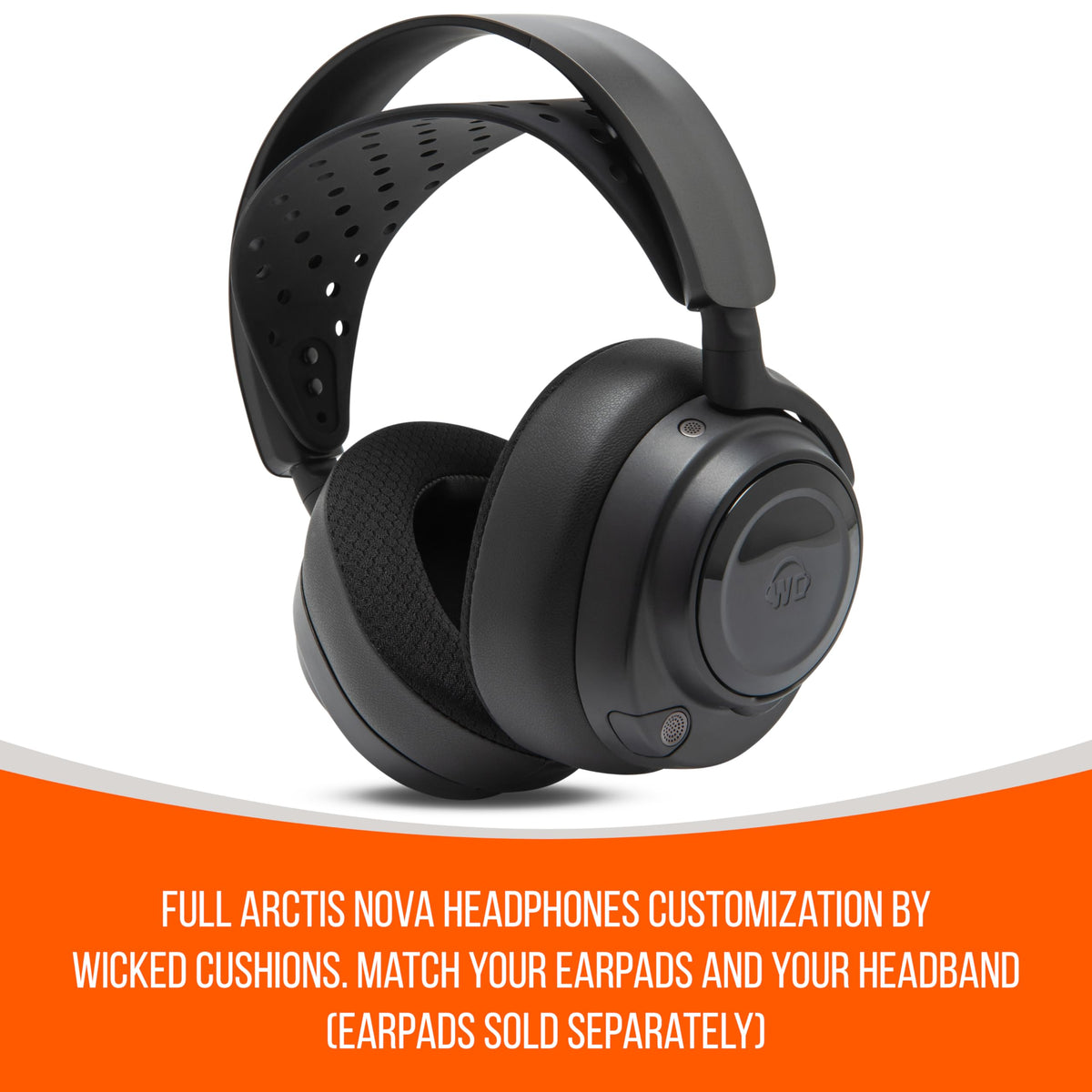 WC HeadbandZ Arctis Nova V2 style consistency with earpads creates cohesive look.