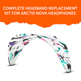 WC HeadbandZ Arctis Nova V2 stylish match with earpads for a cohesive look.