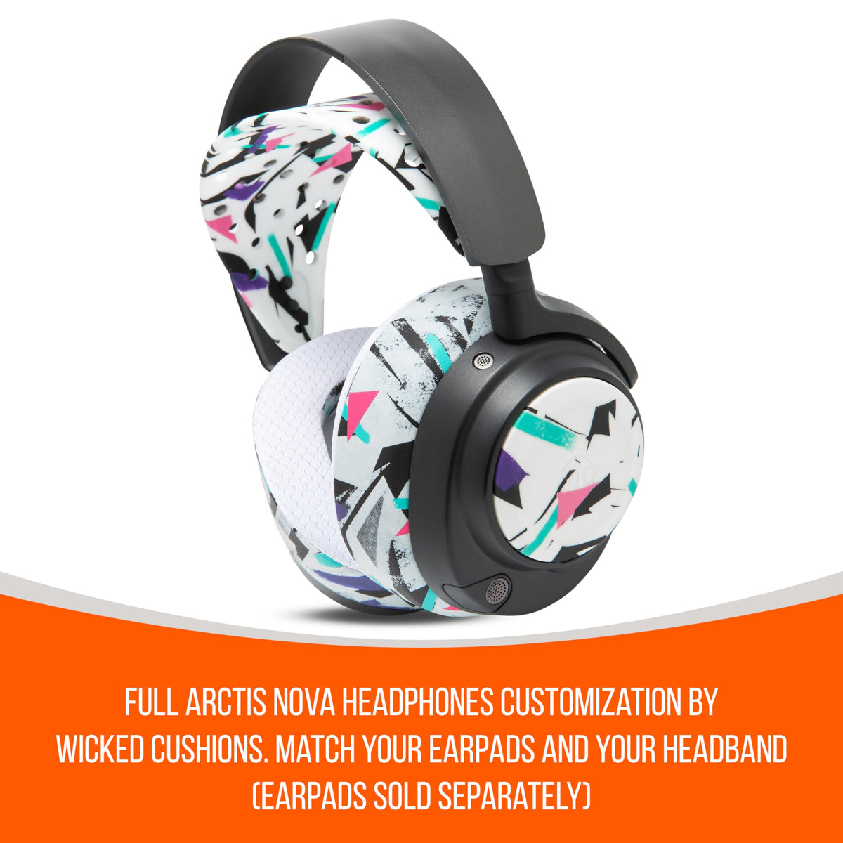 WC HeadbandZ Arctis Nova V2 weight distribution helps minimize hot spots during gaming.