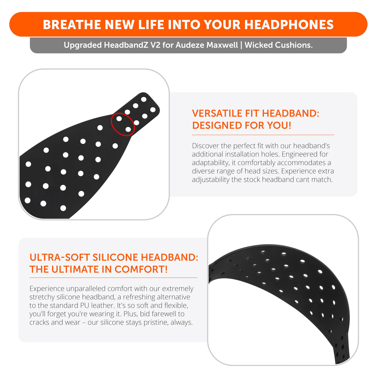 WC HeadbandZ XL improves long-session wearability for gaming or streaming