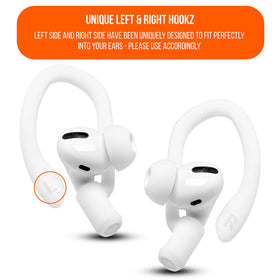 WC HookZ airpods-pro-compat keeps AirPods Pro secure during activity.