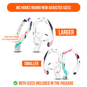 WC HookZ color options including 90's White for style