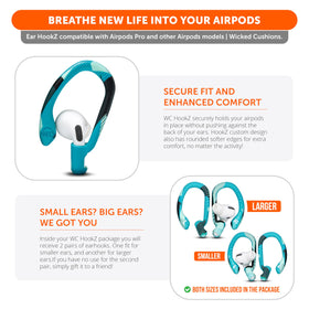 WC HookZ left and right hooks for ergonomic fit