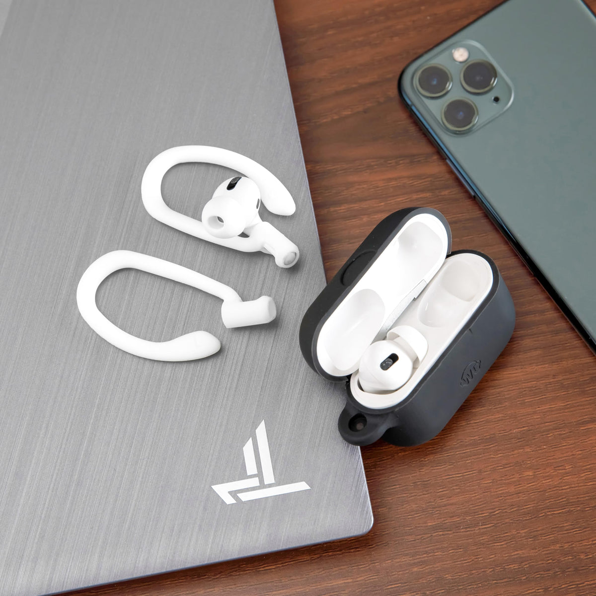 WC HookZ durable-silicone shell withstands active use.