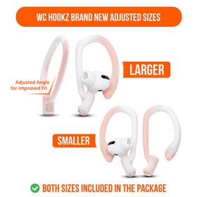 WC HookZ soft silicone edges reduce pressure during long listening sessions.