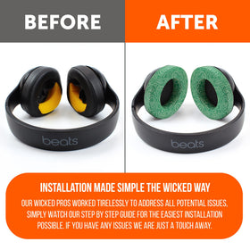 WC installed on Beats Studio headphones restoring comfort and seal