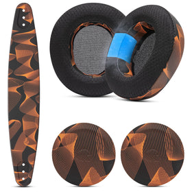 WC front view of full mod kit showing cooling pads and silicone headband for comfort