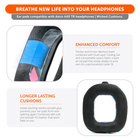 WC Mod Kit A40 installed on Astro A40 showing improved comfort and preserved fit