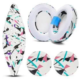 WC gel earpads front packaging shows product and benefits