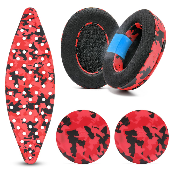WC front packaging of modkit showing red camo and included parts benefits comfort