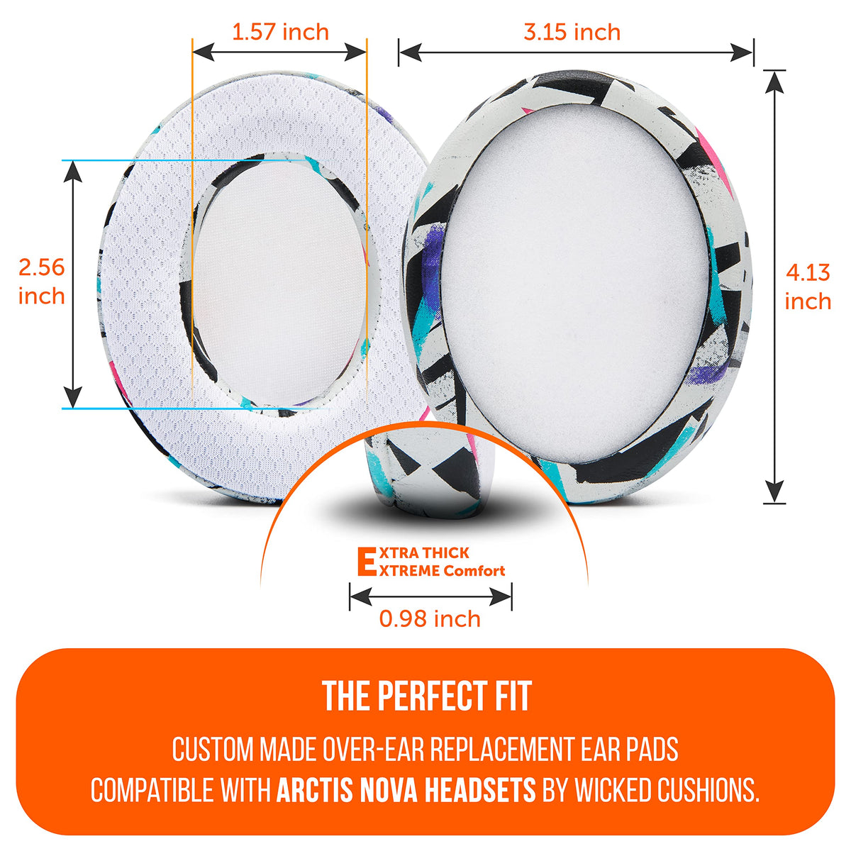 WC kit installed on Arctis Nova 7 showing improved fit and seal