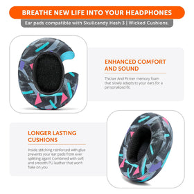 WC PadZ fitted on Skullcandy Crusher Evo demonstrating precise fit and restored seal